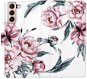 Phone Cover iSaprio flip pouzdro Pink Flowers pro Samsung Galaxy S21 - Kryt na mobil