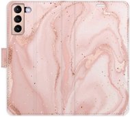 iSaprio flip pouzdro RoseGold Marble pro Samsung Galaxy S21 - Phone Cover