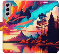 iSaprio flip pouzdro Colorful Mountains 02 pro Samsung Galaxy S21 FE 5G - Phone Cover