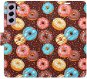 iSaprio flip pouzdro Donuts Pattern pro Samsung Galaxy S21 FE 5G - Phone Cover