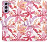 iSaprio flip pouzdro Flower Pattern 10 pro Samsung Galaxy S21 FE 5G - Phone Cover