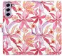 iSaprio flip pouzdro Flower Pattern 10 pro Samsung Galaxy S21 FE 5G - Phone Cover