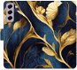 iSaprio flip pouzdro GoldBlue pro Samsung Galaxy S21 FE 5G - Phone Cover
