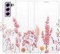 iSaprio flip pouzdro Pink Flowers 03 pro Samsung Galaxy S21 FE 5G - Phone Cover