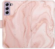 iSaprio flip pouzdro RoseGold Marble pro Samsung Galaxy S21 FE 5G - Phone Cover