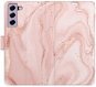 Phone Cover iSaprio flip pouzdro RoseGold Marble pro Samsung Galaxy S21 FE 5G - Kryt na mobil