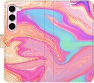 iSaprio flip puzdro Abstract Paint 07 na Samsung Galaxy S23 5G - Kryt na mobil