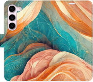 iSaprio flip case Blue and Orange for Samsung Galaxy S23 5G - Phone Cover