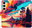 Pouzdro Colorful Mountains 02 pro Samsung Galaxy S23 5G