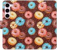 iSaprio flip pouzdro Donuts Pattern pro Samsung Galaxy S23 5G - Phone Cover