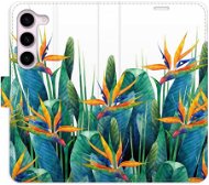 iSaprio flip pouzdro Exotic Flowers 02 pro Samsung Galaxy S23 5G - Phone Cover