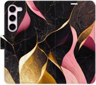 iSaprio flip pouzdro Gold Pink Marble 02 pro Samsung Galaxy S23 5G - Phone Cover