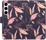 iSaprio flip pouzdro Ornamental Flowers 02 pro Samsung Galaxy S23 5G - Phone Cover