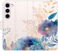 iSaprio flip puzdro Ornamental Flowers 03 na Samsung Galaxy S23 5G - Kryt na mobil