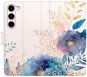 iSaprio flip pouzdro Ornamental Flowers 03 pro Samsung Galaxy S23 5G - Phone Cover