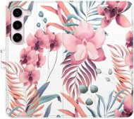 iSaprio flip pouzdro Pink Flowers 02 pro Samsung Galaxy S23 5G - Kryt na mobil