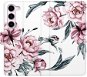 iSaprio flip pouzdro Pink Flowers pro Samsung Galaxy S23 5G - Phone Cover