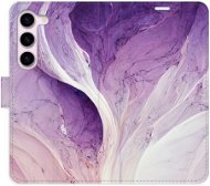 iSaprio flip pouzdro Purple Paint pro Samsung Galaxy S23 5G - Phone Cover