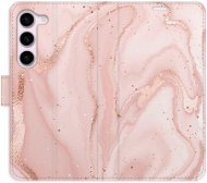 iSaprio flip pouzdro RoseGold Marble pro Samsung Galaxy S23 5G - Phone Cover