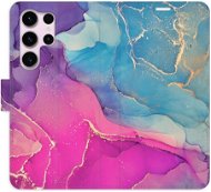 iSaprio flip pouzdro Colour Marble 02 pro Samsung Galaxy S23 Ultra - Phone Cover