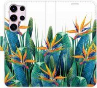 iSaprio flip pouzdro Exotic Flowers 02 pro Samsung Galaxy S23 Ultra - Phone Cover