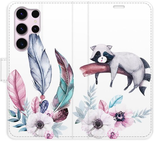iSaprio flip pouzdro Lazy day 02 pro Samsung Galaxy S23 Ultra - Phone Cover - Main image