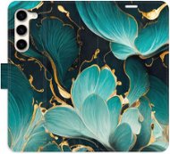 iSaprio flip pouzdro Blue Flowers 02 pro Samsung Galaxy S23+ 5G - Phone Cover