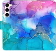 iSaprio flip pouzdro BluePink Paint pro Samsung Galaxy S23+ 5G - Phone Cover