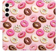 iSaprio flip pouzdro Donuts Pattern 03 pro Samsung Galaxy S23+ 5G - Phone Cover