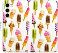 iSaprio flip pouzdro Ice Cream Pattern pro Samsung Galaxy S23+ 5G - Phone Cover