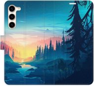 iSaprio flip pouzdro Magical Landscape pro Samsung Galaxy S23+ 5G - Phone Cover
