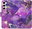 Pouzdro Purple Marble pro Samsung Galaxy S23+ 5G
