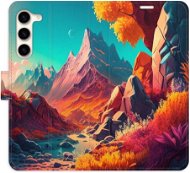 iSaprio flip pouzdro Colorful Mountains pro Samsung Galaxy S23+ 5G - Phone Cover