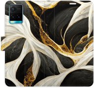 iSaprio flip pouzdro BlackGold Marble pro Vivo Y21 / Y21s / Y33s - Phone Cover