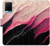 iSaprio flip pouzdro BlackPink Marble pro Vivo Y21 / Y21s / Y33s - Phone Cover