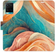 iSaprio flip pouzdro Blue and Orange pro Vivo Y21 / Y21s / Y33s - Phone Cover