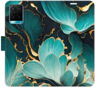 iSaprio flip case Blue Flowers 02 for Vivo Y21 / Y21s / Y33s - Phone Cover