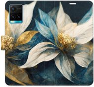 Phone Cover iSaprio flip pouzdro Gold Flowers pro Vivo Y21 / Y21s / Y33s - Kryt na mobil