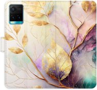 iSaprio flip pouzdro Gold Leaves 02 pro Vivo Y21 / Y21s / Y33s - Phone Cover