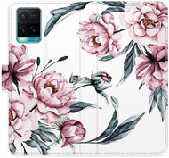 iSaprio flip pouzdro Pink Flowers pro Vivo Y21 / Y21s / Y33s - Phone Cover