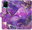 Pouzdro Purple Marble pro Vivo Y21 / Y21s / Y33s