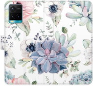 iSaprio flip pouzdro Succulents pro Vivo Y21 / Y21s / Y33s - Phone Cover