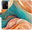 Pouzdro Blue and Orange pro Xiaomi 11T / 11T Pro