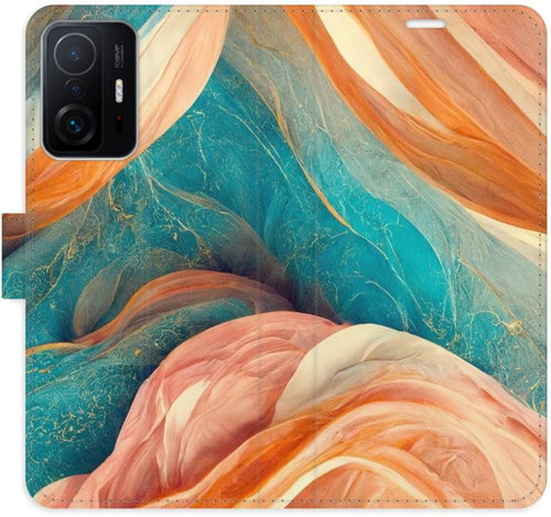 iSaprio flip pouzdro Blue and Orange pro Xiaomi 11T / 11T Pro - Phone Cover - Main image