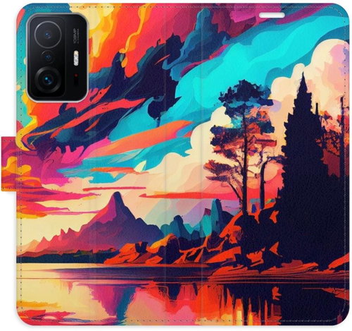 iSaprio flip pouzdro Colorful Mountains 02 pro Xiaomi 11T / 11T Pro - Phone Cover - Main image