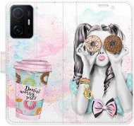 iSaprio flip pouzdro Donut Worry Girl pro Xiaomi 11T / 11T Pro - Phone Cover