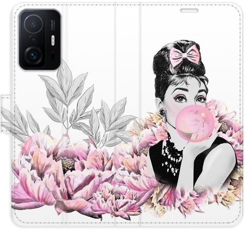 iSaprio flip pouzdro Girl with bubble pro Xiaomi 11T / 11T Pro - Phone Cover - Main image