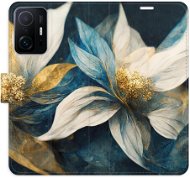 iSaprio flip pouzdro Gold Flowers pro Xiaomi 11T / 11T Pro - Phone Cover