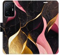 iSaprio flip pouzdro Gold Pink Marble 02 pro Xiaomi 11T / 11T Pro - Phone Cover