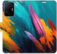 iSaprio flip pouzdro Orange Paint 02 pro Xiaomi 11T / 11T Pro - Phone Cover